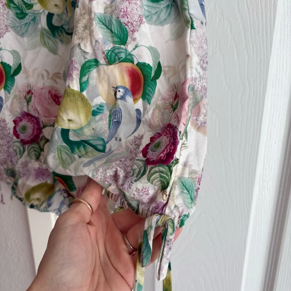 Gingersnaps girls whimsical fruit floral bird bubble romper jumper playsuit